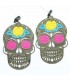 Pendientes impresion 3D Catrina